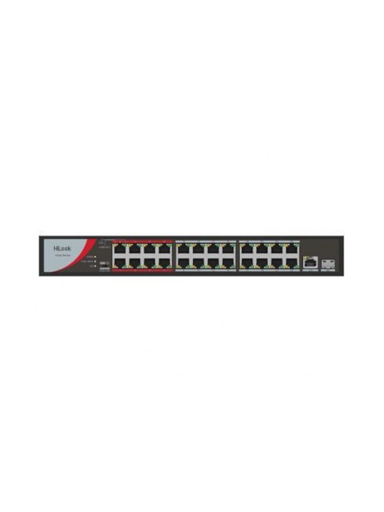 სვიჩი: Hikvision HiLook NS-0326P-230(B) 24 Port Fast Ethernet Unmanaged POE Switch