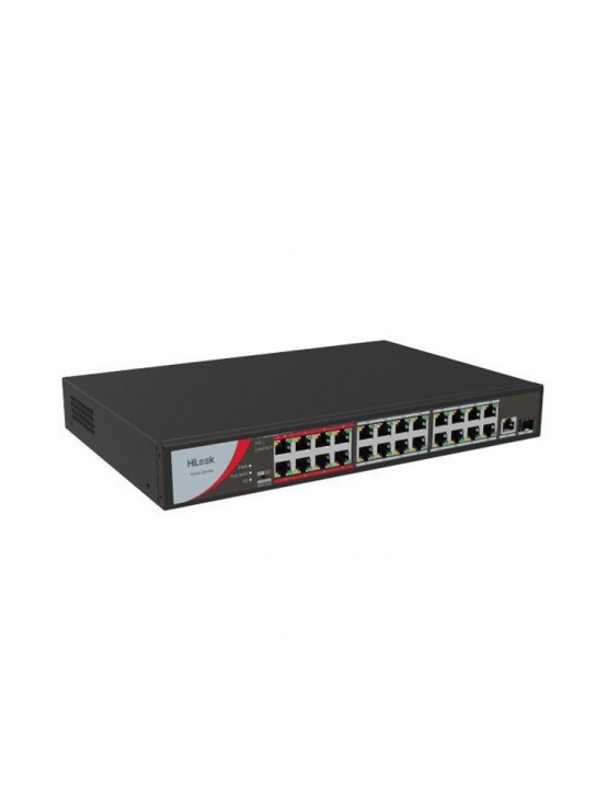 სვიჩი: Hikvision HiLook NS-0326P-230(B) 24 Port Fast Ethernet Unmanaged POE Switch