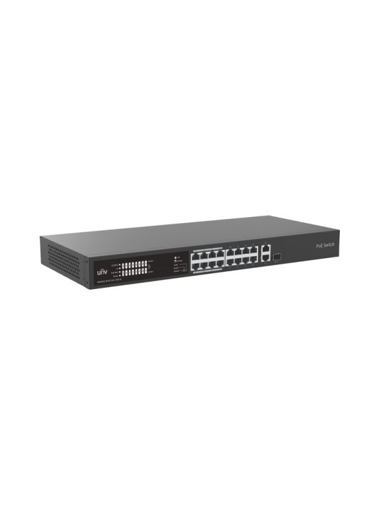 სვიჩი: Uniview NSW2020-16T1GT1GC-LPOE-IN 18-Port PoE Unmanaged Switch