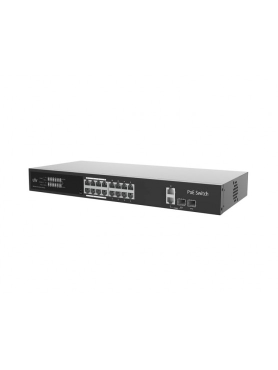 სვიჩი: Uniview NSW2100-17GT1GP1GC-LPOE-IN 16-port PoE Managed Switch