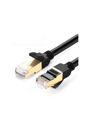 ქსელის კაბელი: UGREEN NW107 Cat7 F/FTP Ethernet Patch Cord Lan Cable 5m Black - 11271