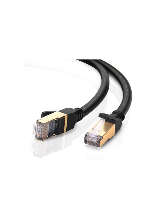 ქსელის კაბელი: UGREEN NW107 Cat7 F/FTP Ethernet Patch Cord Lan Cable 5m Black - 11271