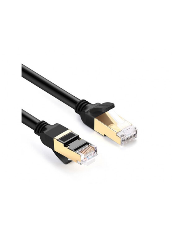 ქსელის კაბელი: UGREEN NW107 Cat7 F/FTP Ethernet Patch Cord Lan Cable 5m Black - 11271