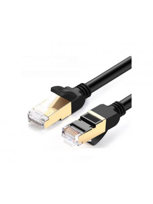 კაბელი: UGREEN NW107 Cat7 F/FTP Ethernet Patch Cord Lan Cable 15m Black - 11274