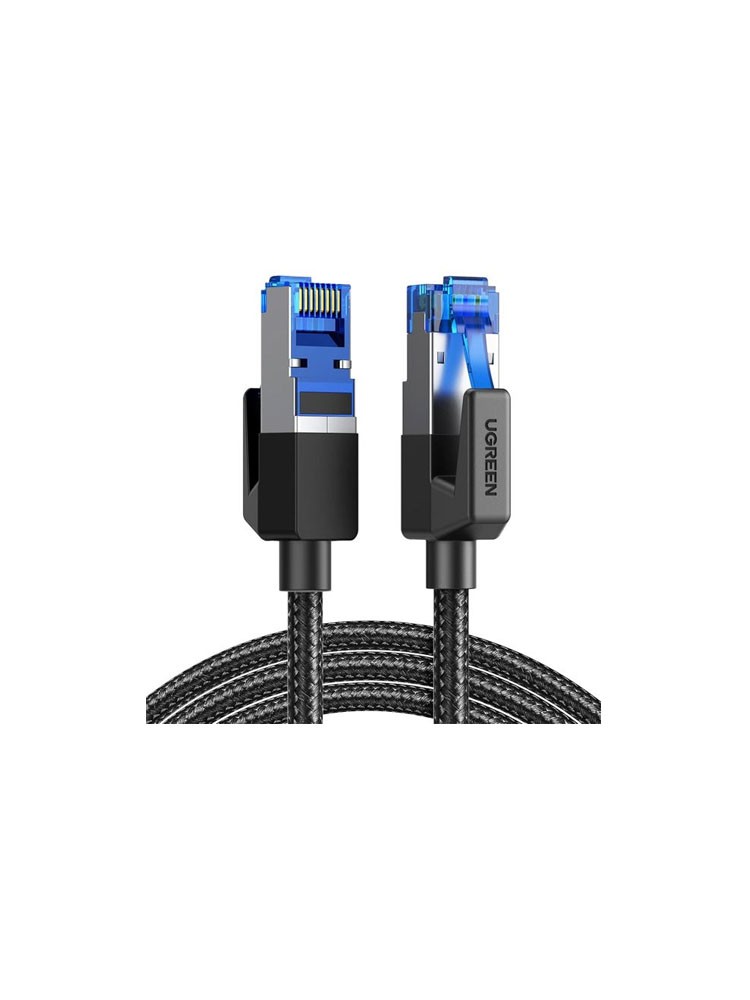 ქსელის კაბელი: UGREEN NW153 CAT8 Patch Cord LAN Cable 1.5m Black - 80430