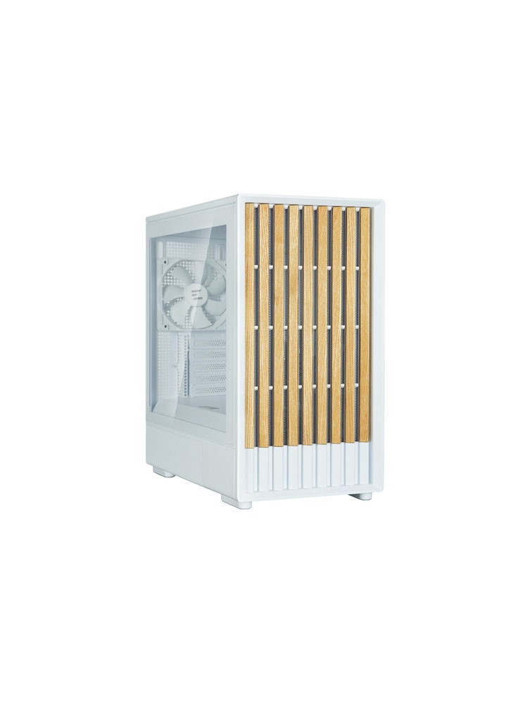 ქეისი: Zalman P10 Namu ARGB 3x120mm Micro-ATX Mini-Tower White - P10NAMUWHITE
