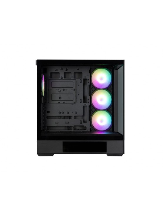 ქეისი: Zalman P40 DS ARGB 3x120mm/1x120mm ATX Mid-Tower Black - P40DSBLACK