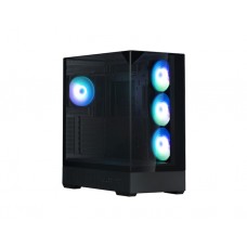 ქეისი: Zalman P40 Prism Plus ARGB 3x120mm/1x120mm ATX Mid Tower Black - P40PRISMPLUSBLACK