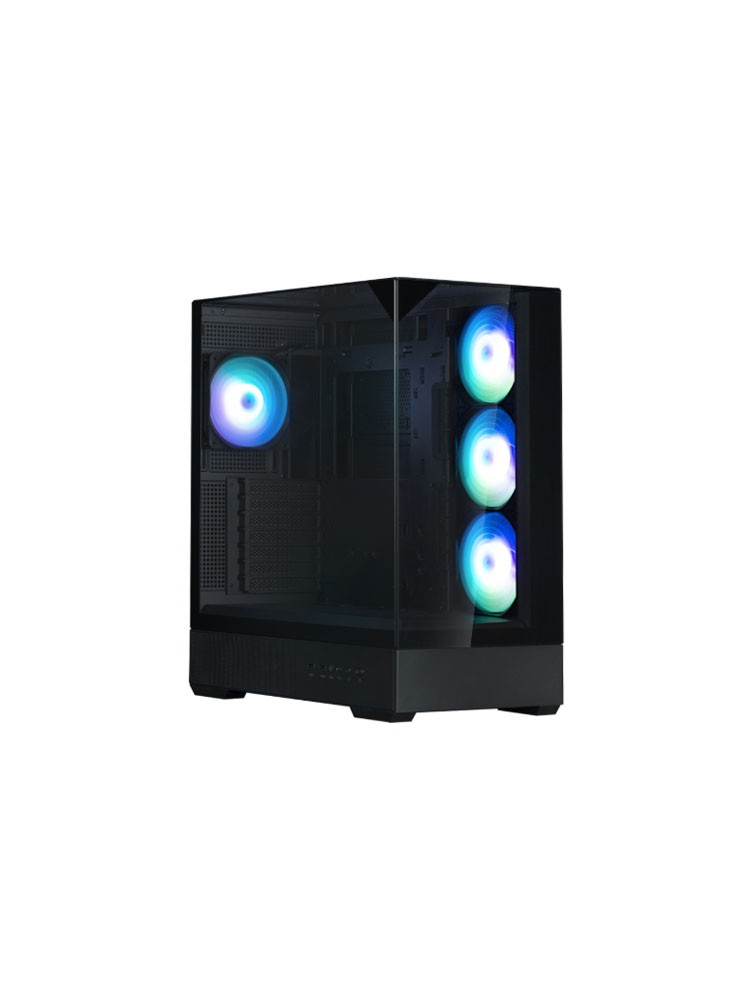 ქეისი: Zalman P40 Prism Plus ARGB 3x120mm/1x120mm ATX Mid Tower Black - P40PRISMPLUSBLACK