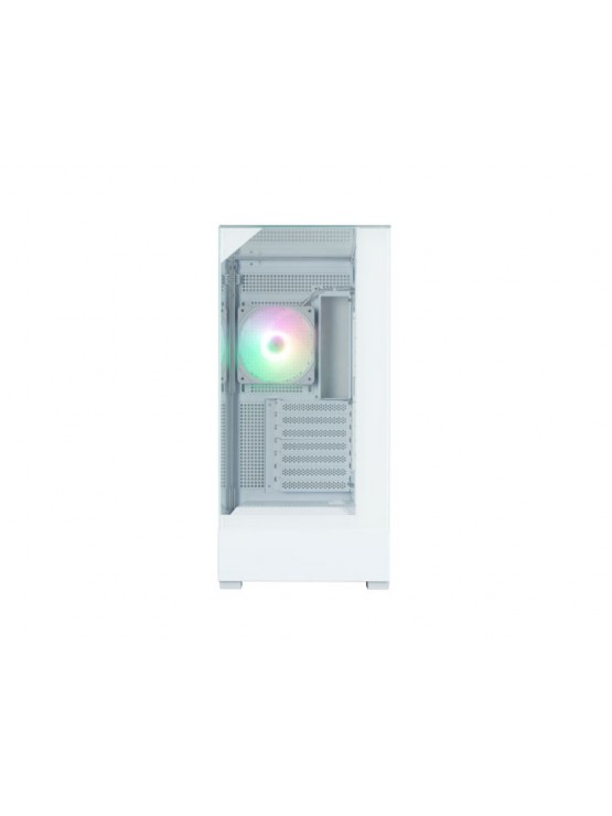 ქეისი: Zalman P40 Prism ARGB 1x120mm ATX Mid Tower White - P40PrismWhite