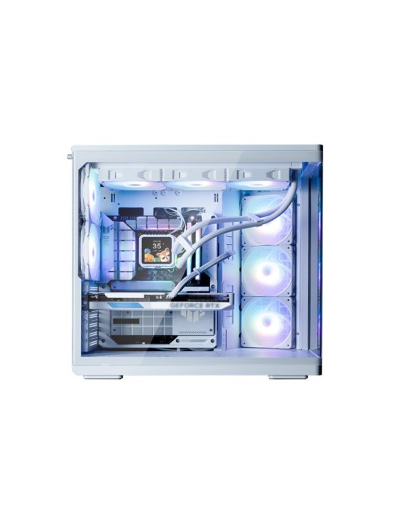 ქეისი: Zalman P60 5x120mm ATX Mid-Tower White - P60White