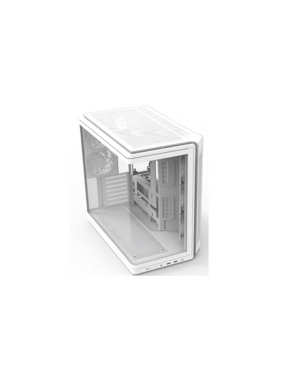 ქეისი: Zalman P60 5x120mm ATX Mid-Tower White - P60White