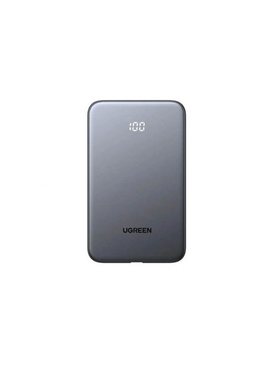 პორტატული დამტენი: UGREEN PB526 75161B 10000mAh 20W Power Bank with Built-in Cable Grey