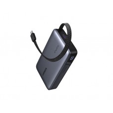 პორტატული დამტენი: UGREEN PB550 85166B 20000mAh 67W Nexode Power Bank with Built-in Cable Grey