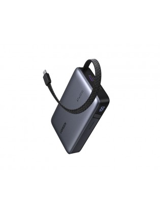 პორტატული დამტენი: UGREEN PB550 85166B 20000mAh 67W Nexode Power Bank with Built-in Cable Grey