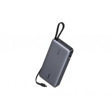 პორტატული დამტენი: UGREEN PB552 55995B Nexode 25000mAh Type-C USB Power Bank With Built-in Type-C Cable Grey