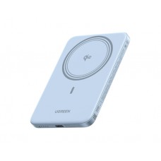 პორტატული დამტენი: UGREEN PB580 65840B 5000mAh Type-C Magnetic Wireless Power Bank Light Blue