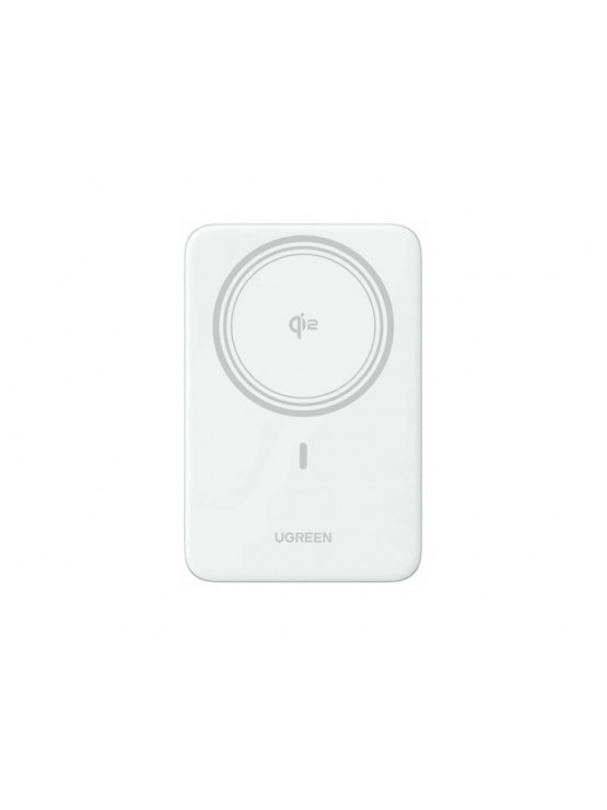 პორტატული დამტენი: UGREEN PB580 95931B 5000mAh Type-C Magnetic Wireless Power Bank White