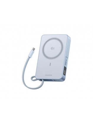 პორტატული დამტენი: UGREEN PB773 65958B MagFlow 10000mAh Magnetic Wireless Power Bank