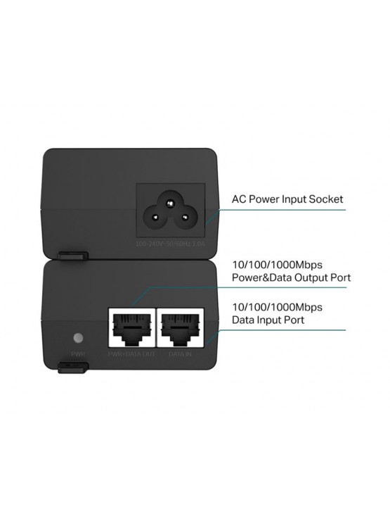 PoE გარდამქმნელი: TP-Link Omada POE160S PoE+ Injector