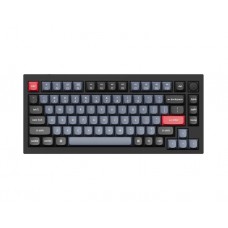 კლავიატურა: Keychron Q1 QMK RGB Gateron Phantom Blue Wired Mechanical Keyboard Black - Q1M2_Keychron