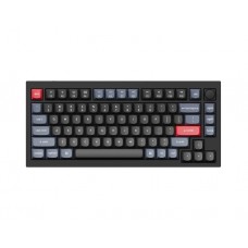 კლავიატურა: Keychron Q1 QMK RGB Gateron Phantom Blue Wired Mechanical Keyboard Black - Q1M2Z_KEYCHRON