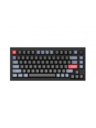 კლავიატურა: Keychron Q1 QMK RGB Gateron Phantom Blue Wired Mechanical Keyboard Black - Q1M2Z_KEYCHRON