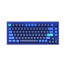 კლავიატურა: Keychron Q1 QMK RGB Gateron G Pro Brown Wired Mechanical Keyboard Blue - Q1O3Z_KEYCHRON