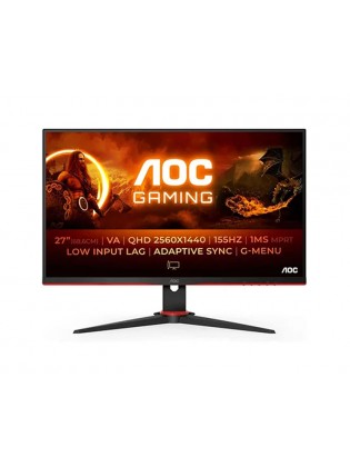 მონიტორი: AOC Q27G2E/BK/01 27" QHD 155Hz 1ms 2xHDMI DP