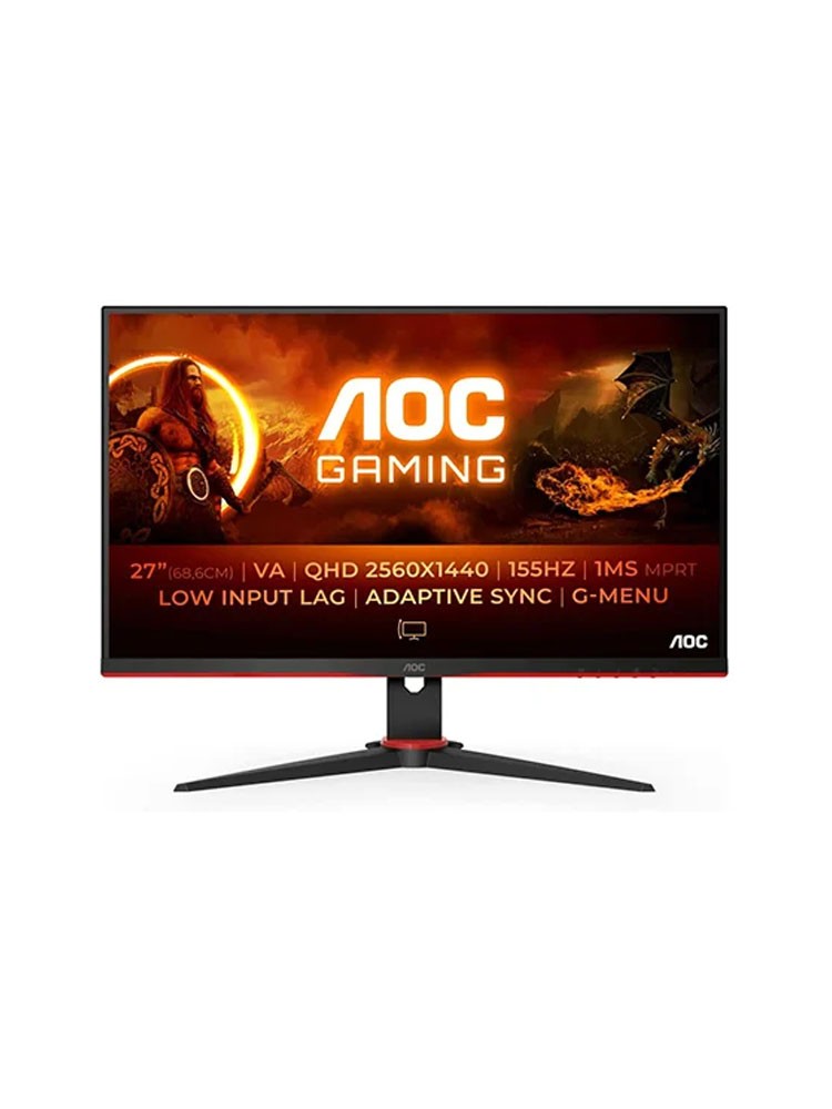 მონიტორი: AOC Q27G2E/BK/01 27" QHD 155Hz 1ms 2xHDMI DP