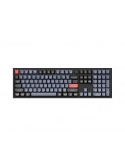 კლავიატურა: Keychron Q6 QMK RGB Gateron G PRO Red Mechanical Keyboard Black - Q6M1_KEYCHRON