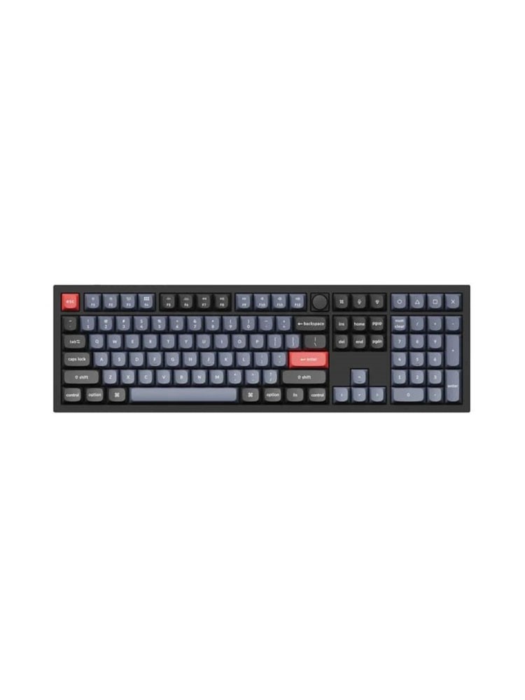 კლავიატურა: Keychron Q6 QMK RGB Gateron G PRO Red Mechanical Keyboard Black - Q6M1_KEYCHRON