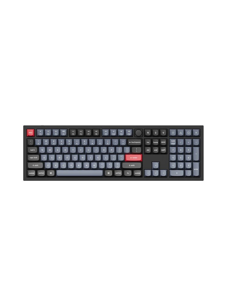კლავიატურა: Keychron Q6 QMK RGB G PRO Blue Mechanical Keyboard Black - Q6M2_KEYCHRON