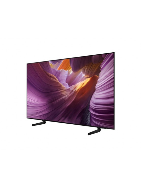 ტელევიზორი: Samsung QE55S85FAEXRU 55" 4K UHD Smart TV HDR 10+ Wi-Fi Black