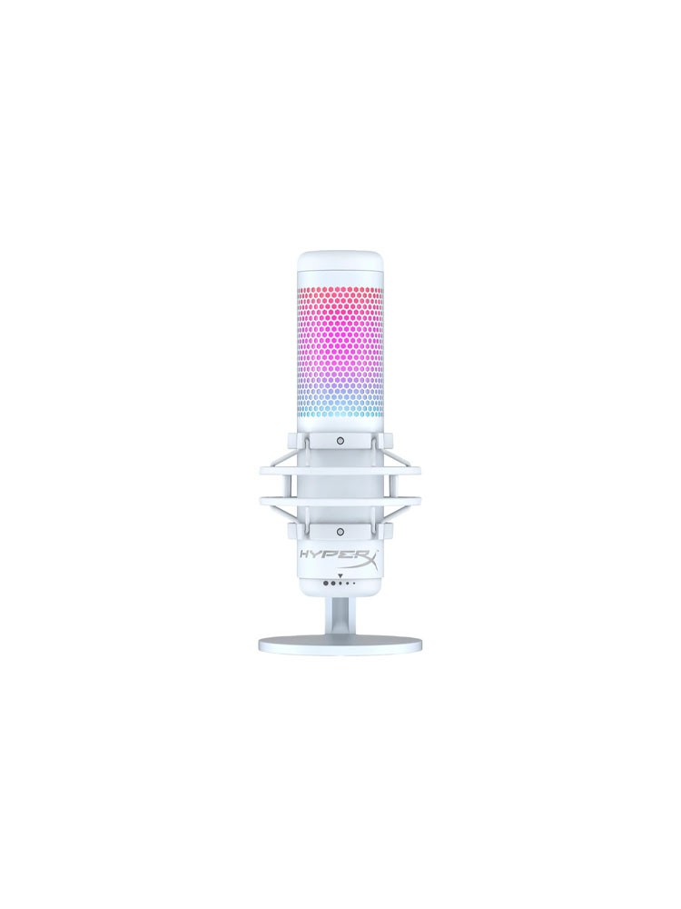 მიკროფონი: HyperX QuadCast S RGB USB Condenser Gaming Microphone White