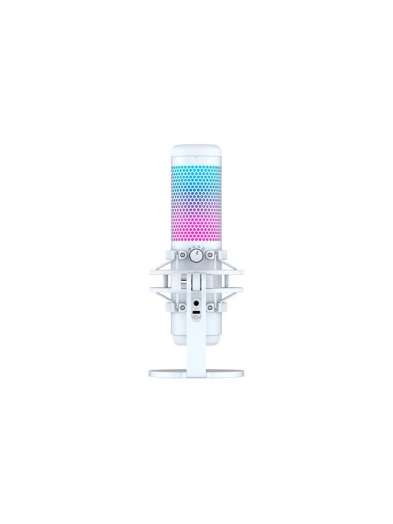 მიკროფონი: HyperX QuadCast S RGB USB Condenser Gaming Microphone White