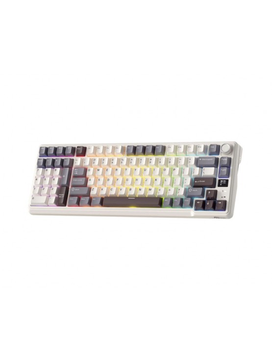 კლავიატურა: Royal Kludge RK L98 RGB Cream Switch Mechanical Keyboard Sandalwood Brown - RK-L98 Tri-modes