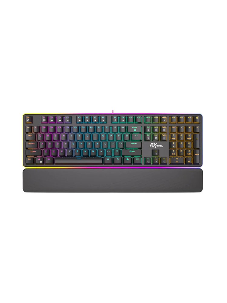 კლავიატურა: Royal Kludge RK918 Blue switch Wired USB Mechanical Keyboard Black - RK918-BLAC-Q