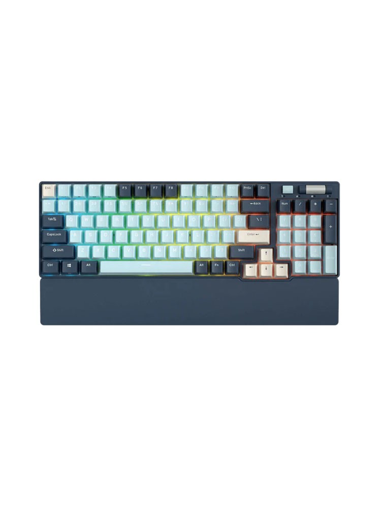 კლავიატურა: Royal Kludge RK96 Red switch Mechanical Keyboard Forest Blue - RK96-FBF-H