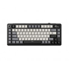 კლავიატურა: Royal Kludge RK L75 RGB Cream Switch Mechanical Keyboard Knight Black - RKL75-KB-XH