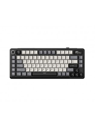 კლავიატურა: Royal Kludge RK L75 RGB Cream Switch Mechanical Keyboard Knight Black - RKL75-KB-XH