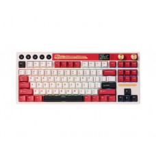 კლავიატურა: Royal Kludge RK M87 RGB Cream Switch Mechanical Keyboard Famicom - RKM87-FM-XH