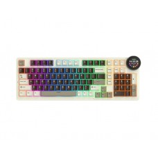 კლავიატურა: Royal Kludge RK N99 RGB Violet Switch Mechanical Keyboard Mocha Grey - RKN99-MG-YXZ