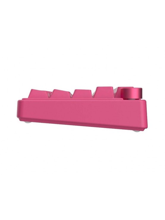 კლავიატურა: Royal Kludge RK R65 RGB Cream Switch Type-C Mechanical Keyboard Berry Red - RKR65-BR-XH