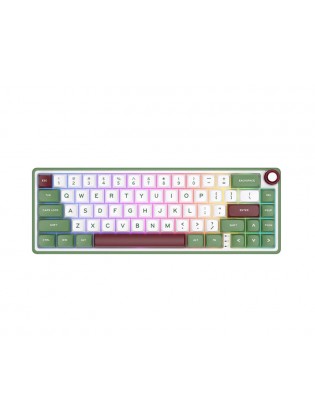 კლავიატურა: Royal Kludge RK R65 RGB Brown Switch Type-C Mechanical Keyboard Green Sand - RKR65-GS-C