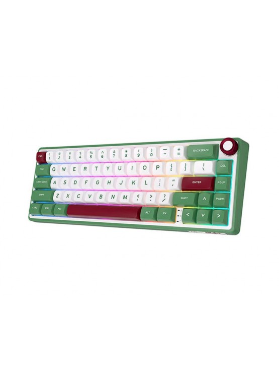 კლავიატურა: Royal Kludge RK R65 RGB Chartreuse Switch Type-C Mechanical Keyboard Green Sand - RKR65-GS-XH