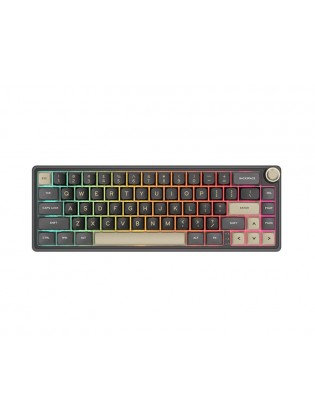 კლავიატურა: Royal Kludge RK R65 RGB Brown Switch Type-C Mechanical Keyboard Phantom - RKR65-PT-C