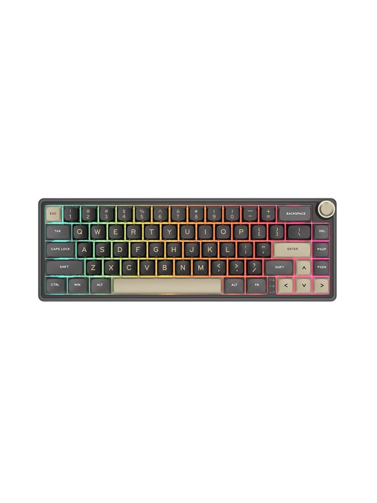 კლავიატურა: Royal Kludge RK R65 RGB Brown Switch Type-C Mechanical Keyboard Phantom - RKR65-PT-C