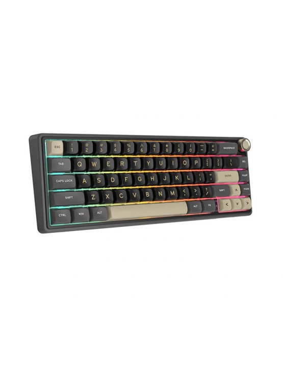 კლავიატურა: Royal Kludge RK R65 RGB Chartreuse Switch Type-C Mechanical Keyboard Phantom - RKR65-PT-XH