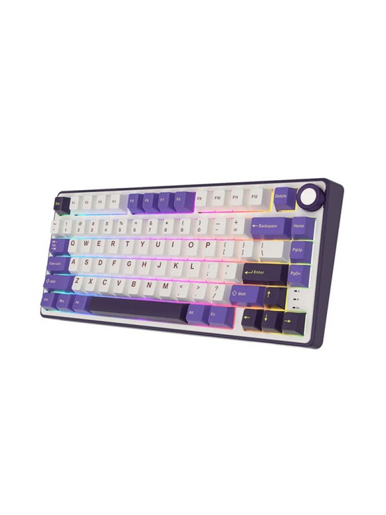 კლავიატურა: Royal Kludge RK R75 RGB Brown Switch Type-C Mechanical Keyboard Blackberry - RKR75-BY-C